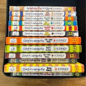 Diary of a Wimpy Kid Book Set by Jeff Kinney-Set of 12 Books